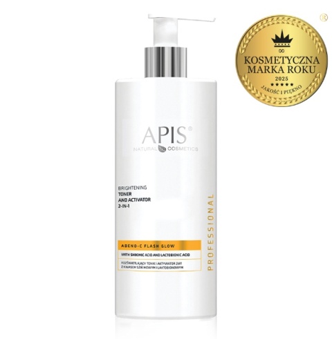 ADENO-C Flash Glow Roświetlający tonik i aktywator 2w1 z kwasem szikimowym i laktobionowym / 500ml