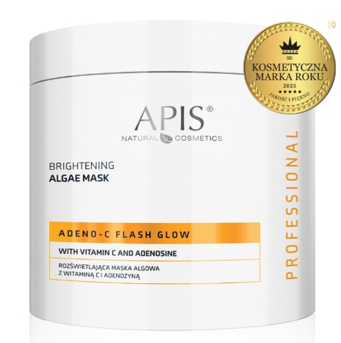 ADENO-C Flash Glow Rozświetlająca maska algowa z witaminą C i adenozyną / 200g